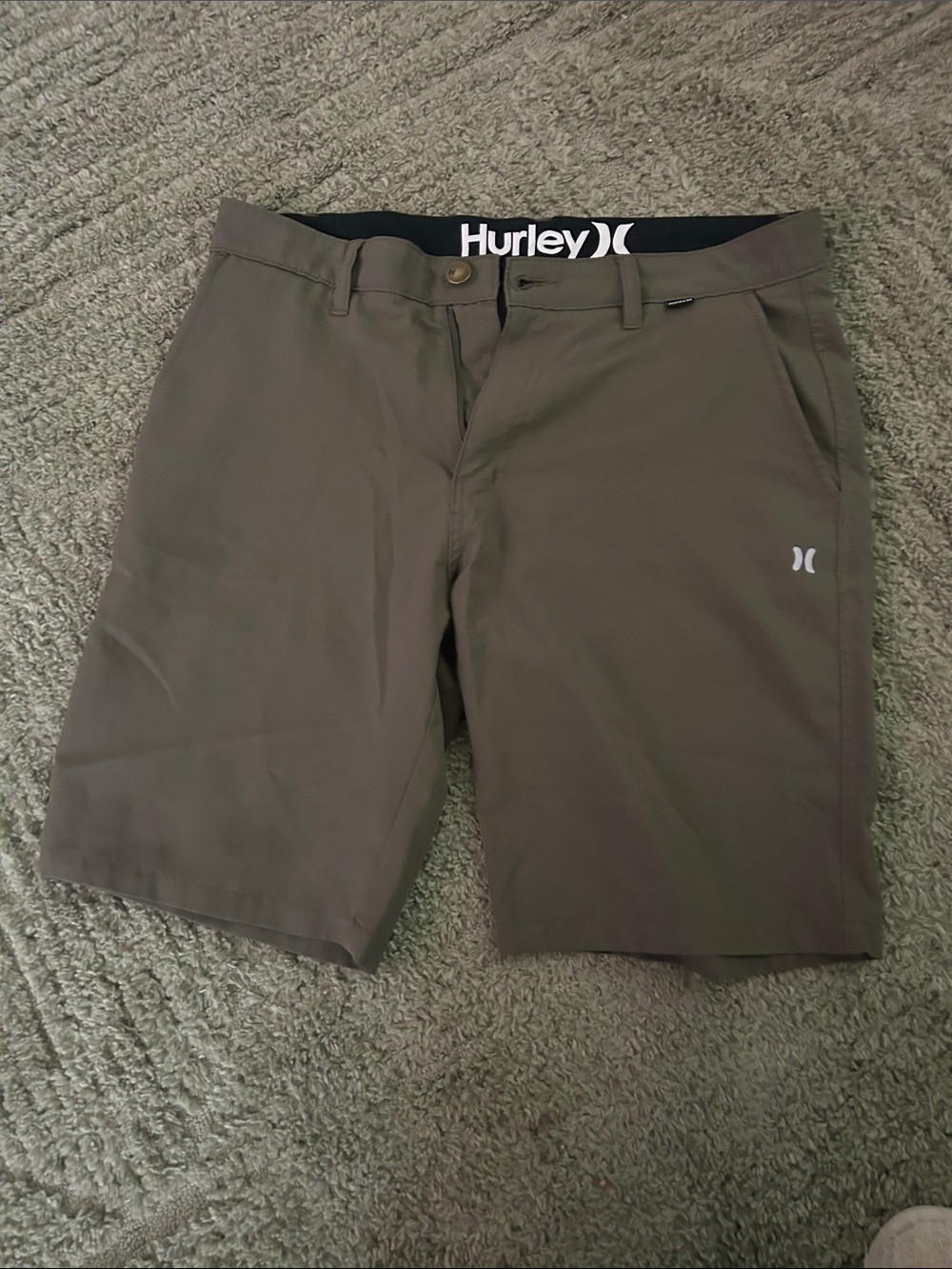 Hurley Men's Olive Hybrid Shorts